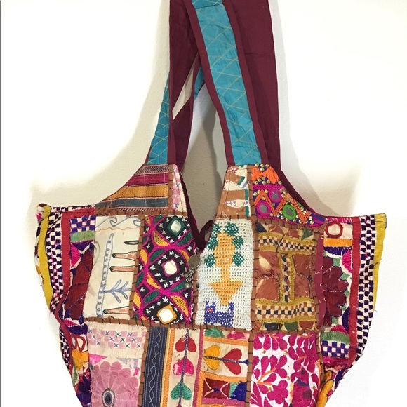 Bohemian handcrafted shoulder bag - Picture 8 of 8